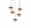 Lampa wisząca LED okrągła wielopunktowa designerska nowoczesna ściemnialna dekoracyjna DIOS 331430532 Trio
